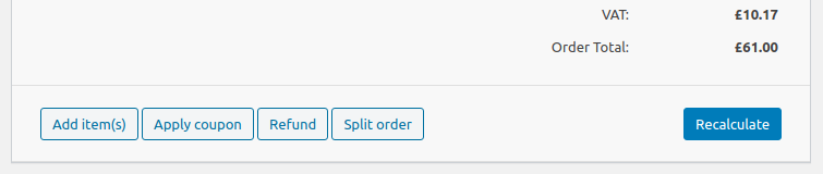 split action buttons