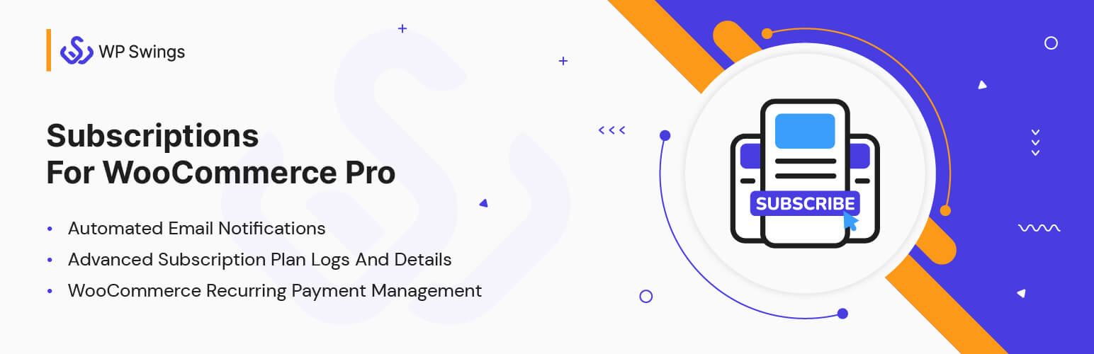 Subscriptions For WooCommerce Pro 1