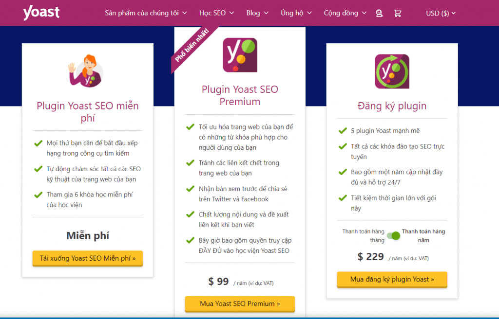 Tải Yoast Seo Premium plugin miễn phí mới nhất
