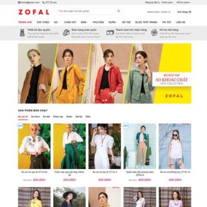 Theme WordPress cửa hàng thời trang 07