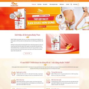 Theme WordPress thực phẩm chức năng 09