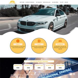 Theme WordPress dịch vụ thuê xe 06
