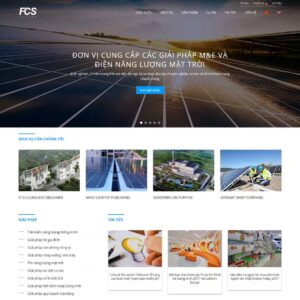 Theme WordPress công ty điện năng lượng mặt trời