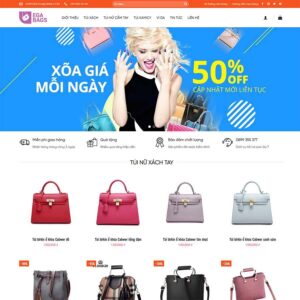 Theme WordPress bán túi xách