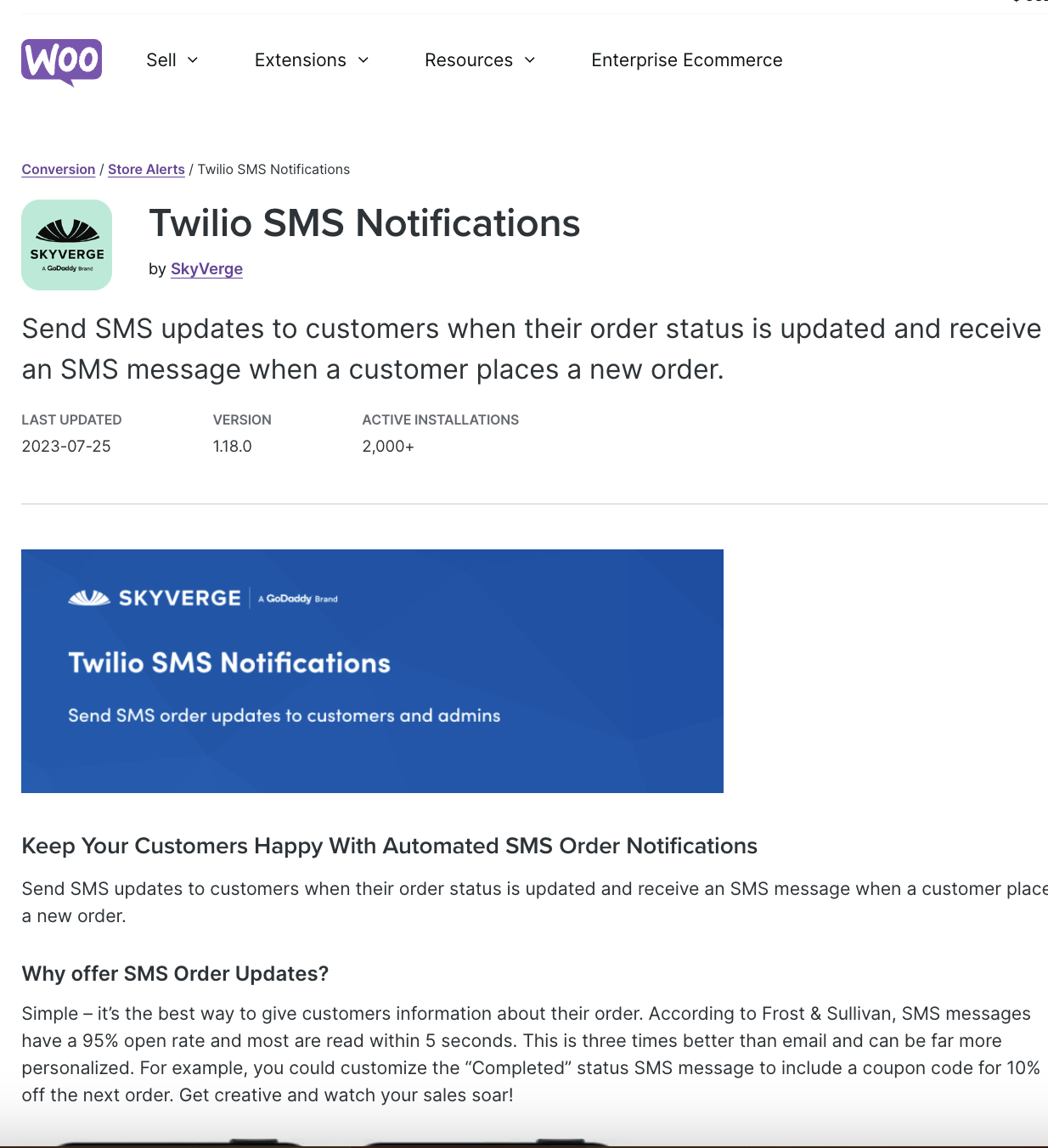 Twilio SMS Notifications