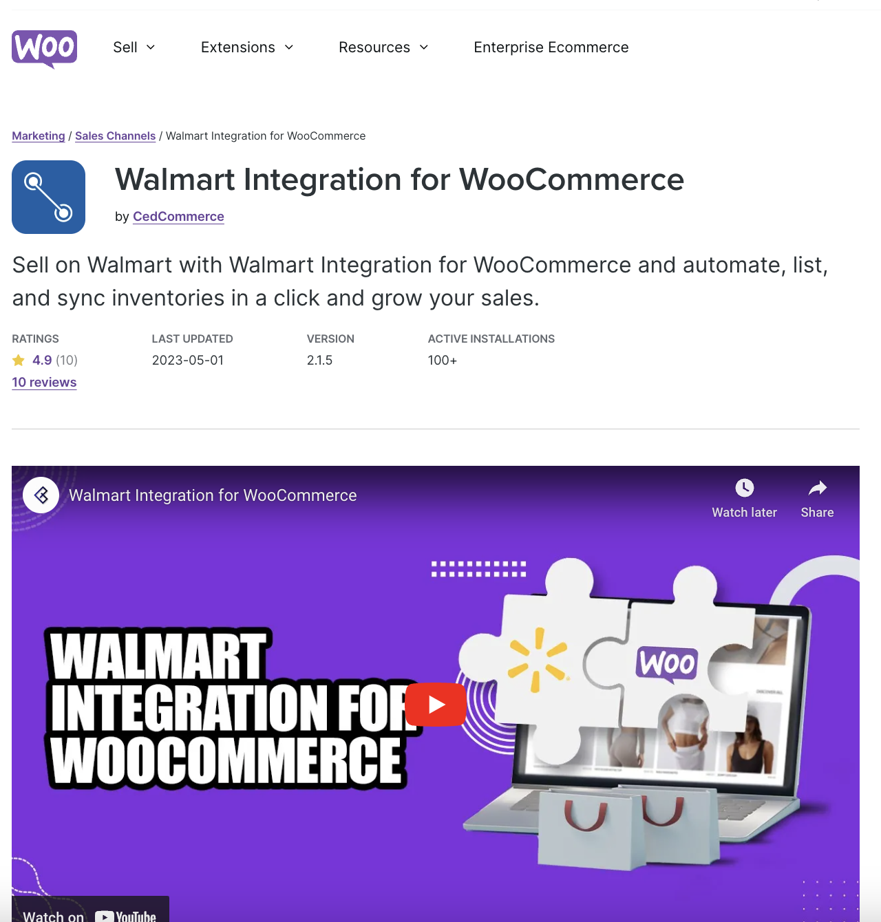 Walmart Integration for WooCommerce