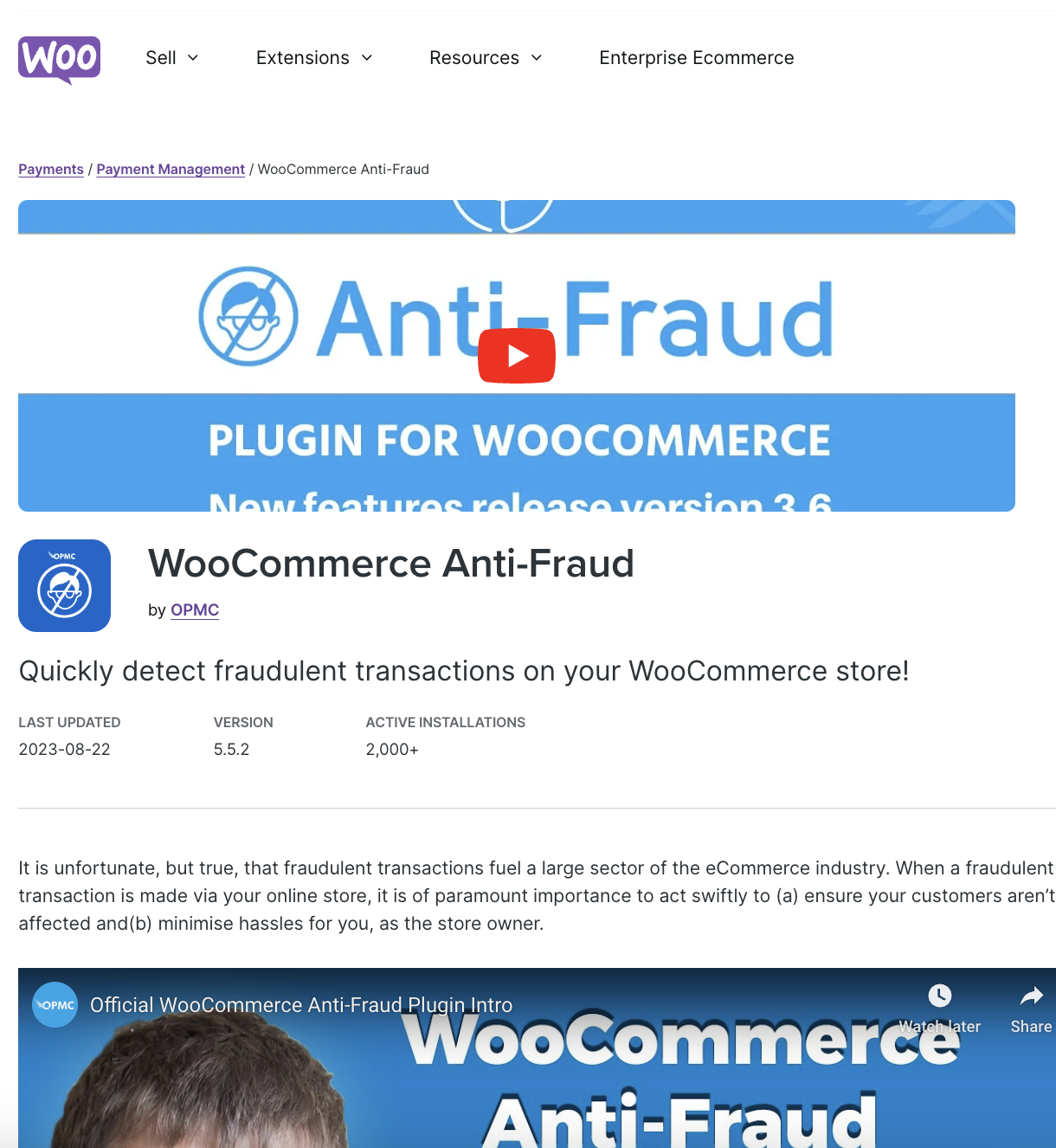WooCommerce Anti-Fraud