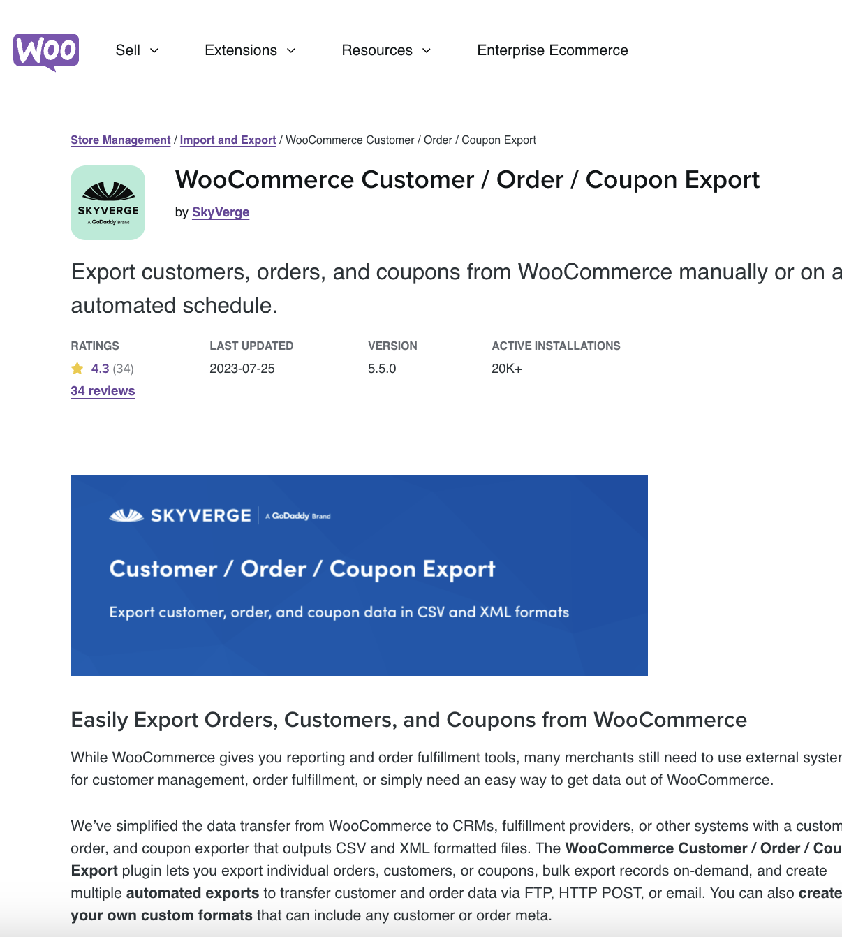 WooCommerce Customer / Order / Coupon Export