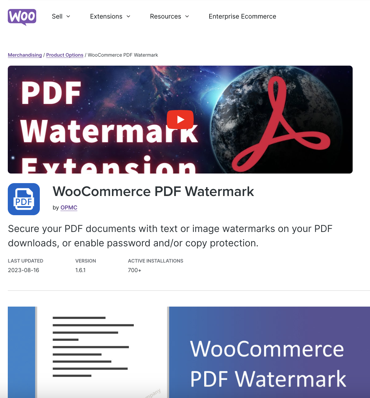 WooCommerce PDF Watermark