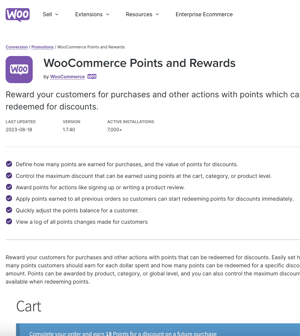 WooCommerce Points and Rewards