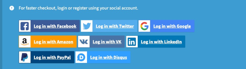 woocommerce social login checkout