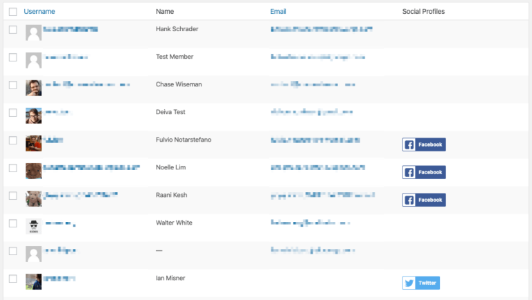 woocommerce social login users