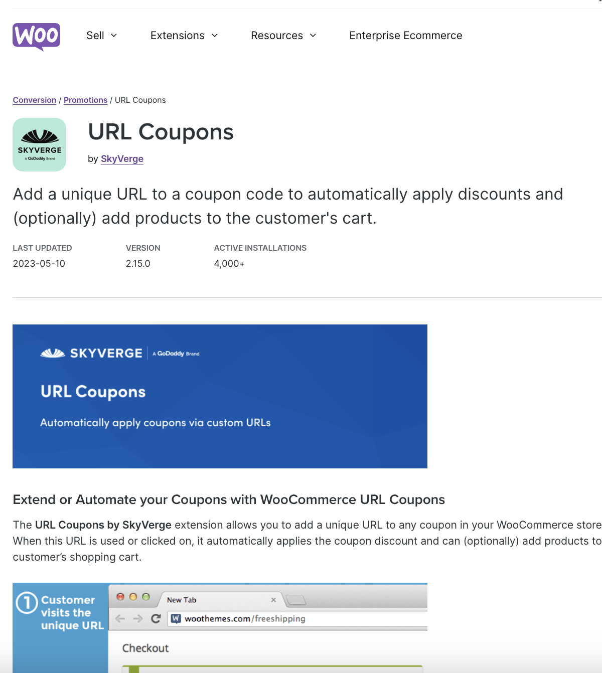 WooCommerce URL Coupons