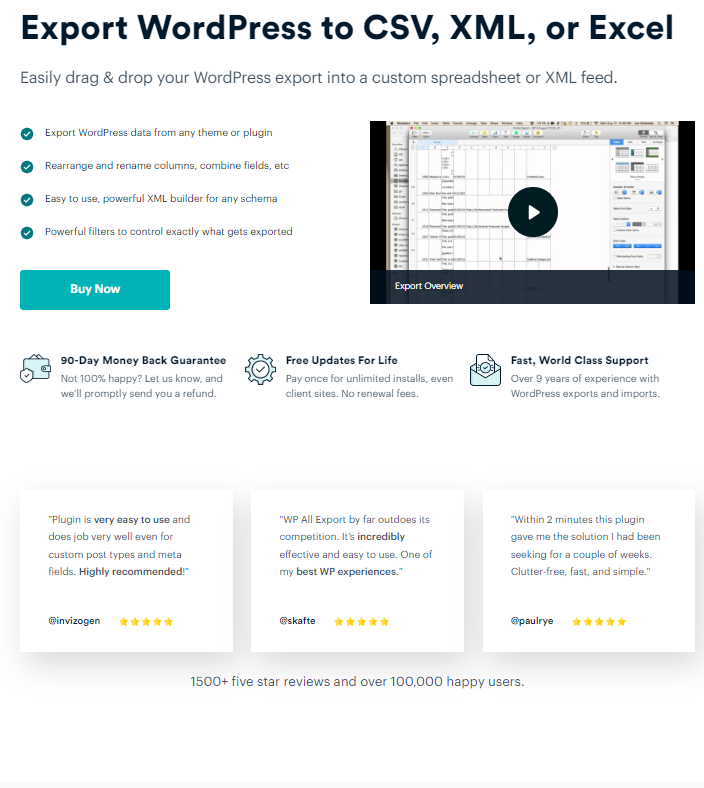 WP All Export Pro