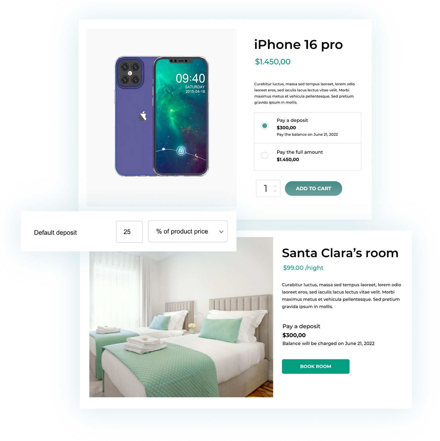 YITH Deposits Down Payment WooCommerce