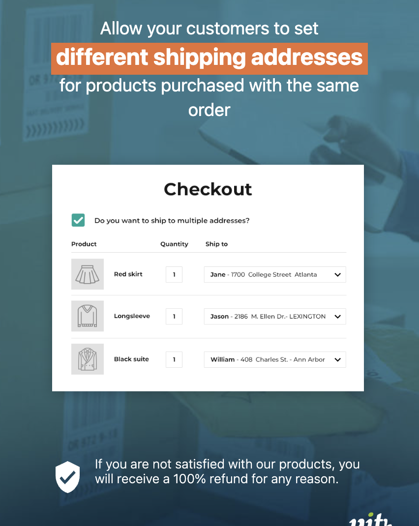 YITH Multiple Shipping Addresses for WooCommerce