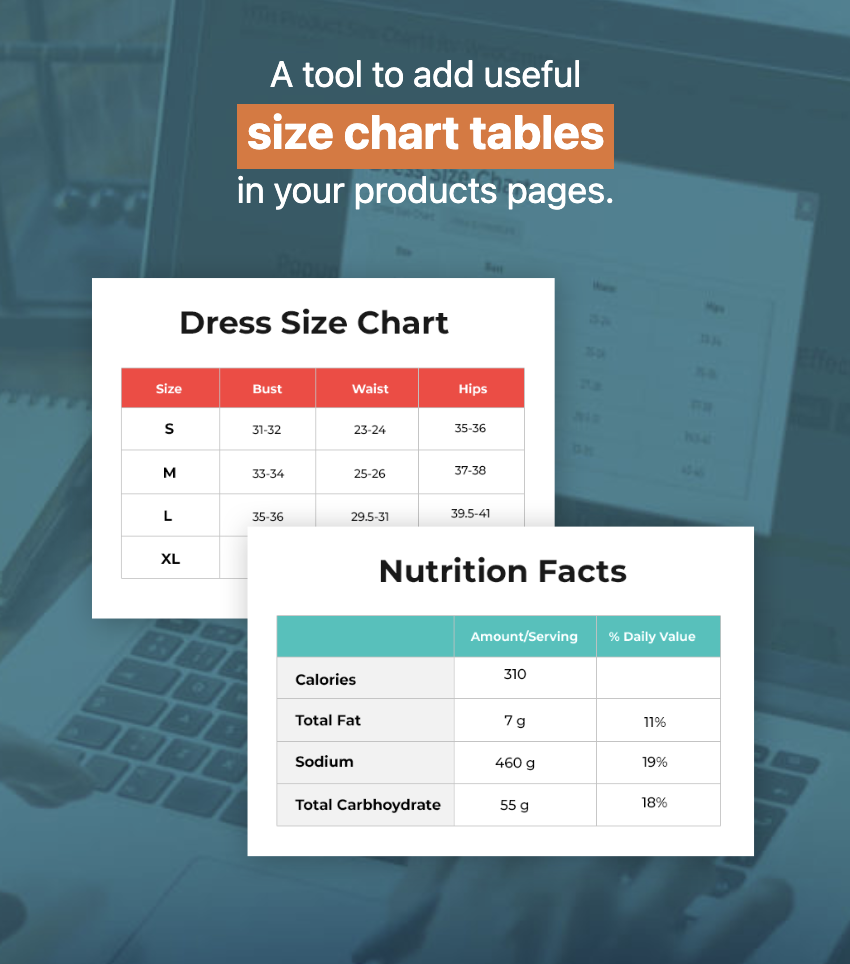 YITH Product Size Charts for WooCommerce