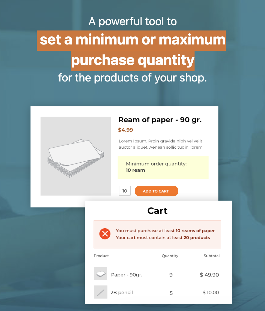 YITH WooCommerce Minimum Maximum Quantity Premium