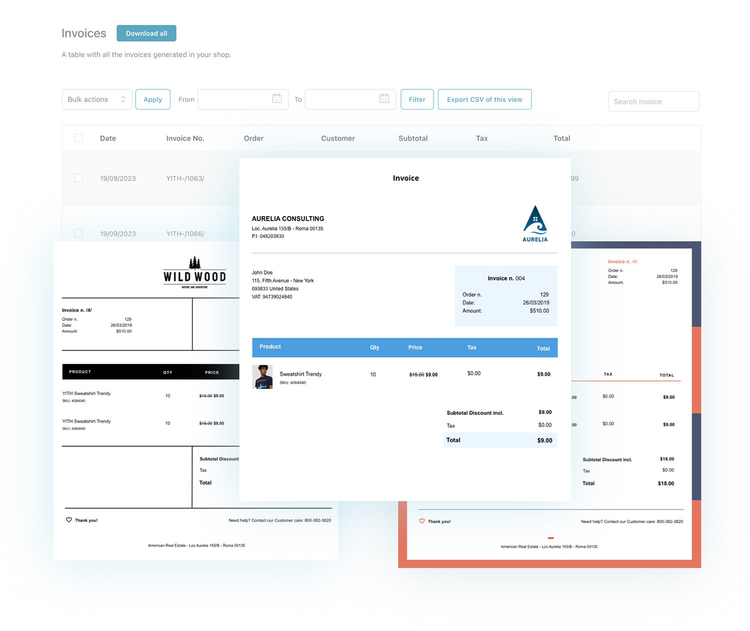 YITH WooCommerce PDF Invoices Packing Slip MO