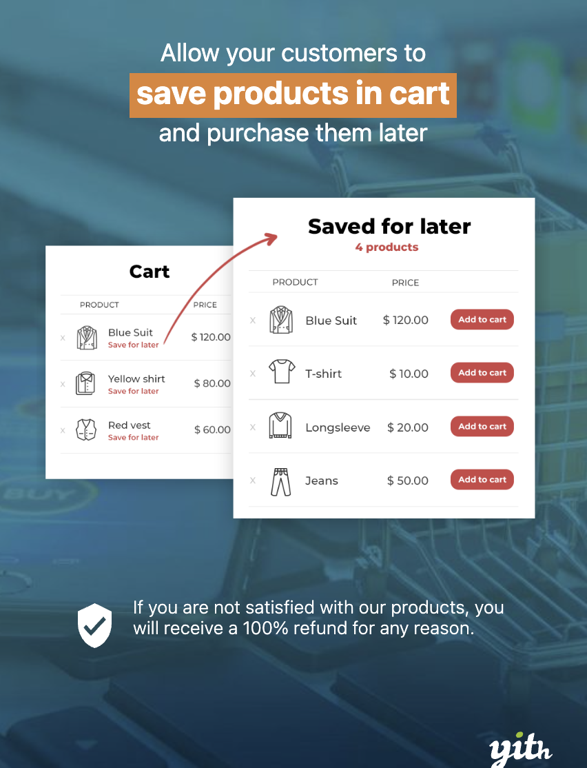 YITH WooCommerce Save Cart for Buy Later